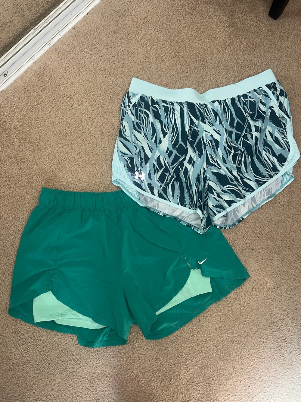 Athletic Running Shorts Bundle Size L - Nike, Under Armour